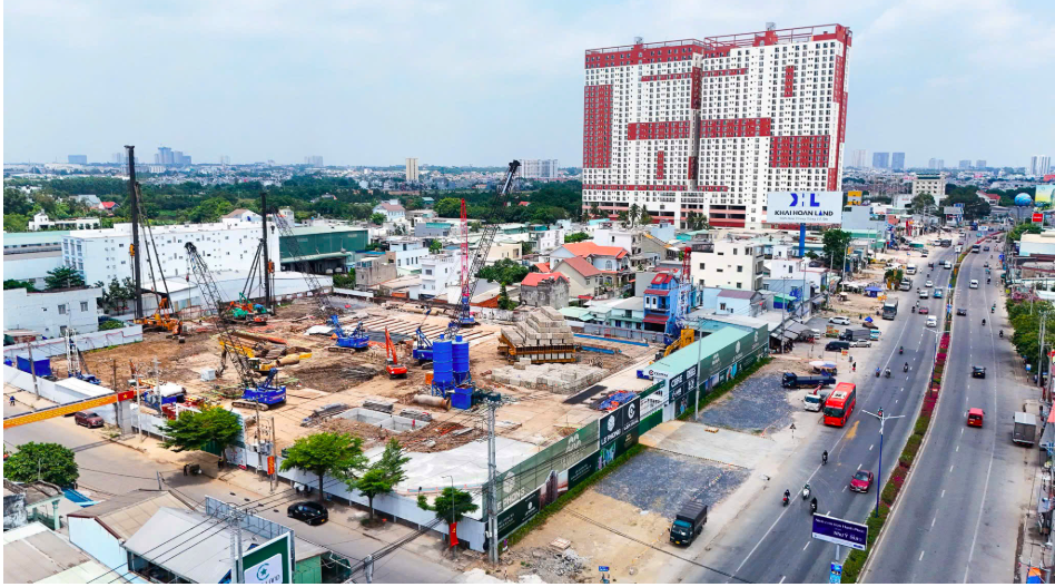 Tiến độ Emerald Boulevard tháng 3-2026