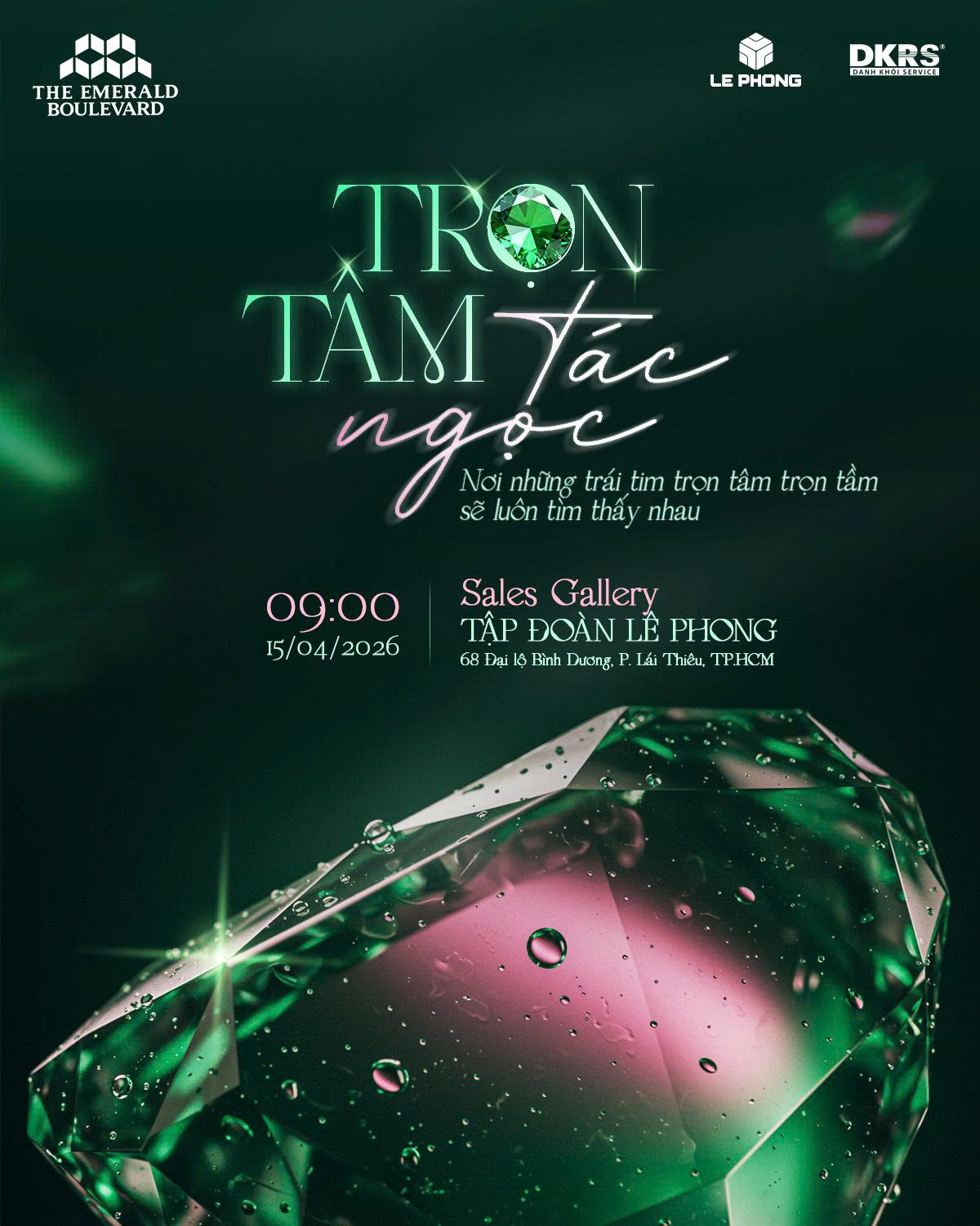 Trọn tâm tác ngọc, Nơi ươm mầm hạnh phúc The Emerald Boulevard