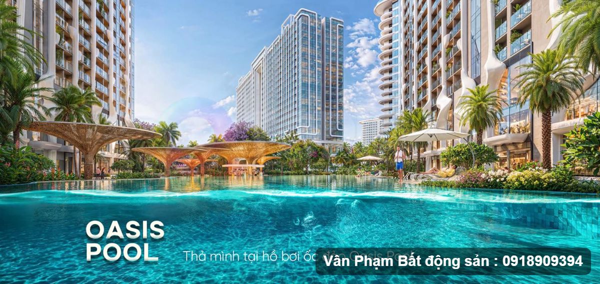Hồ bơi tại dự án căn hộ nghỉ dưỡng Qtopia Phước Hải Hồ bơi tại dự án căn hộ nghỉ dưỡng Qtopia Phước Hải