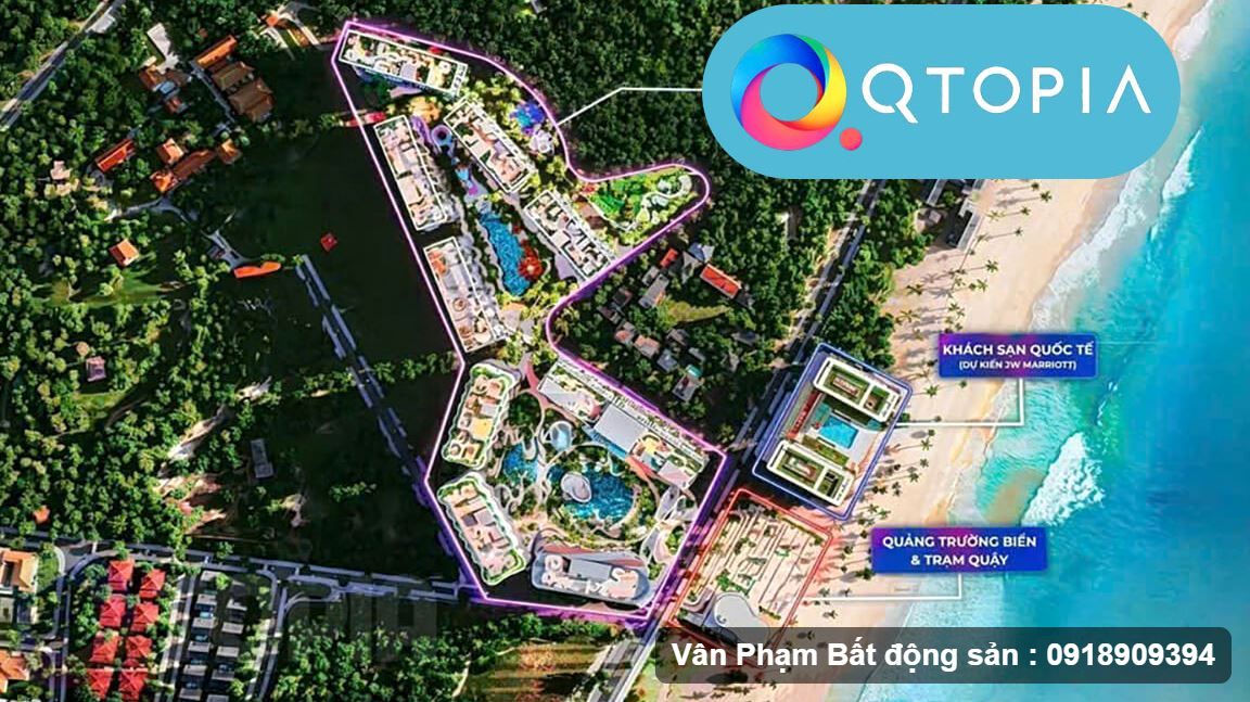 Mặt bằng tổng thể dự án Qtopia Phước Hải 7,3 ha Mặt bằng tổng thể dự án Qtopia Phước Hải 7,3 ha