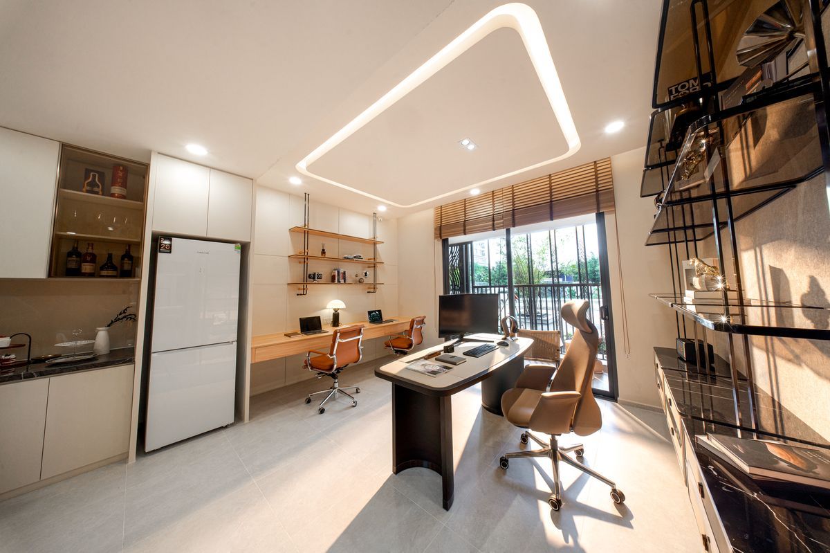 Nhà mẫu officetel 1 phòng ngủ Serena Riverside