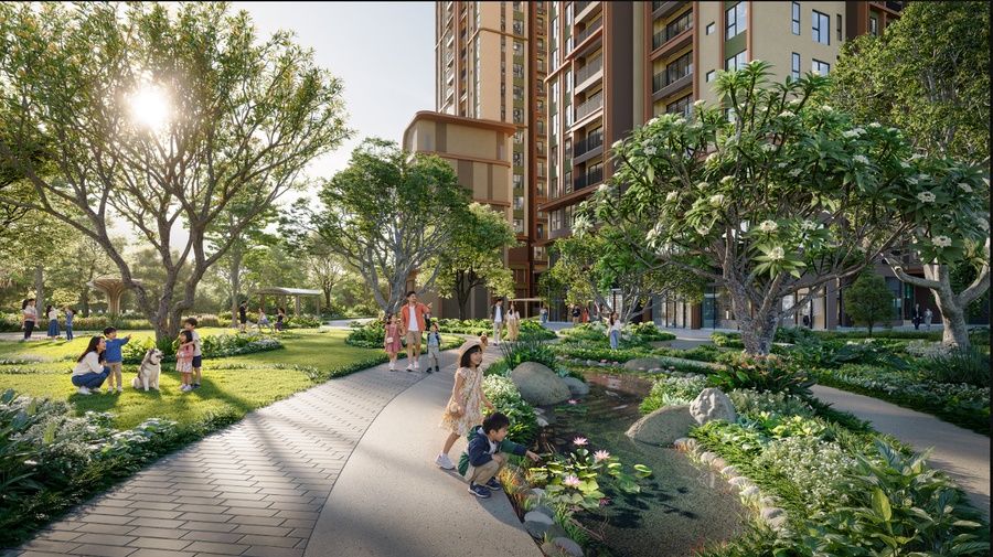 Vườn sinh thái nội khu Norton Park Vườn sinh thái nội khu Norton Park