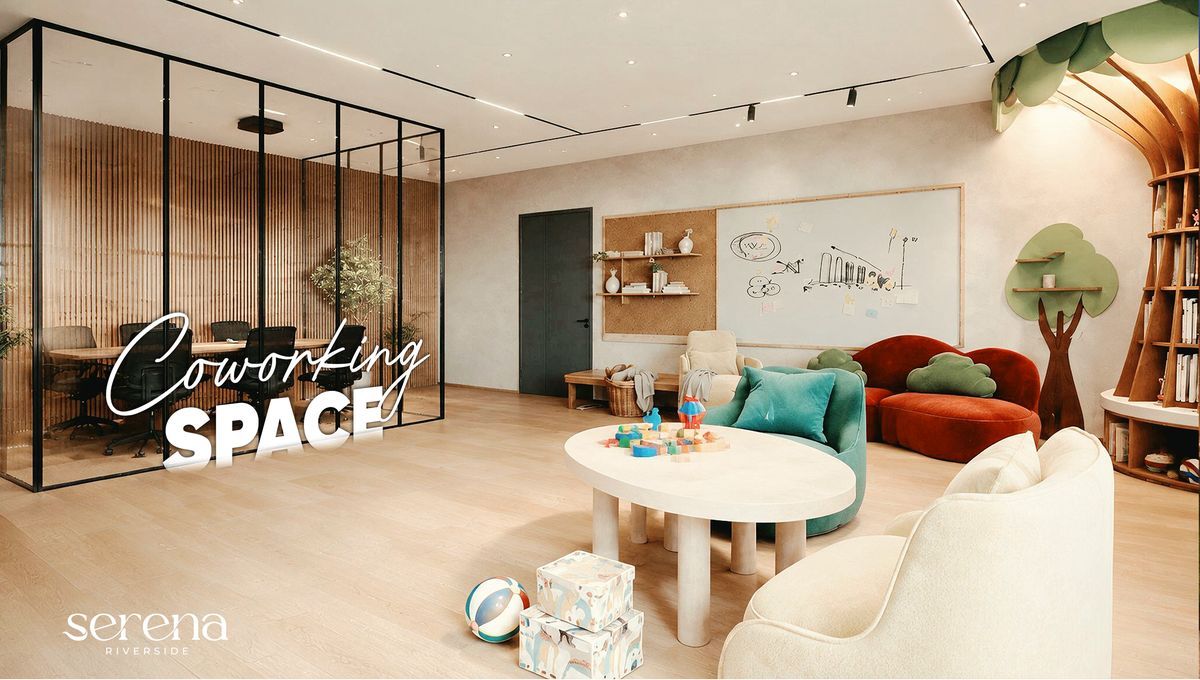Không gian co-working và thư viện cho cư dân